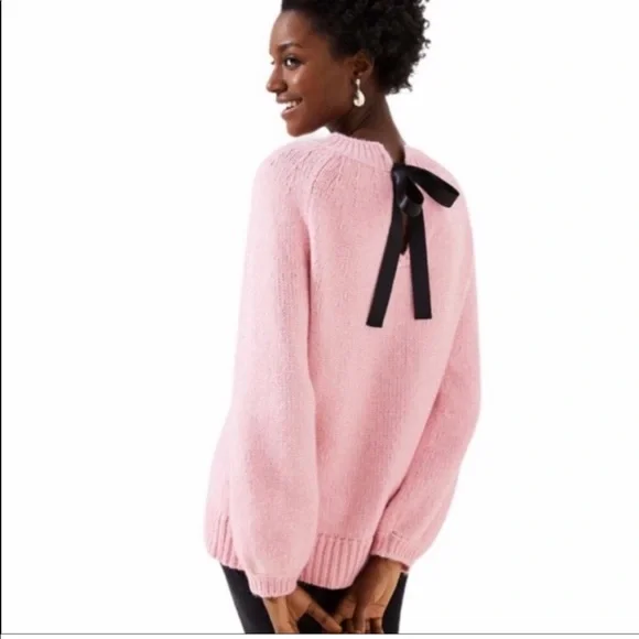 Ann taylor loft pink sweater outlet